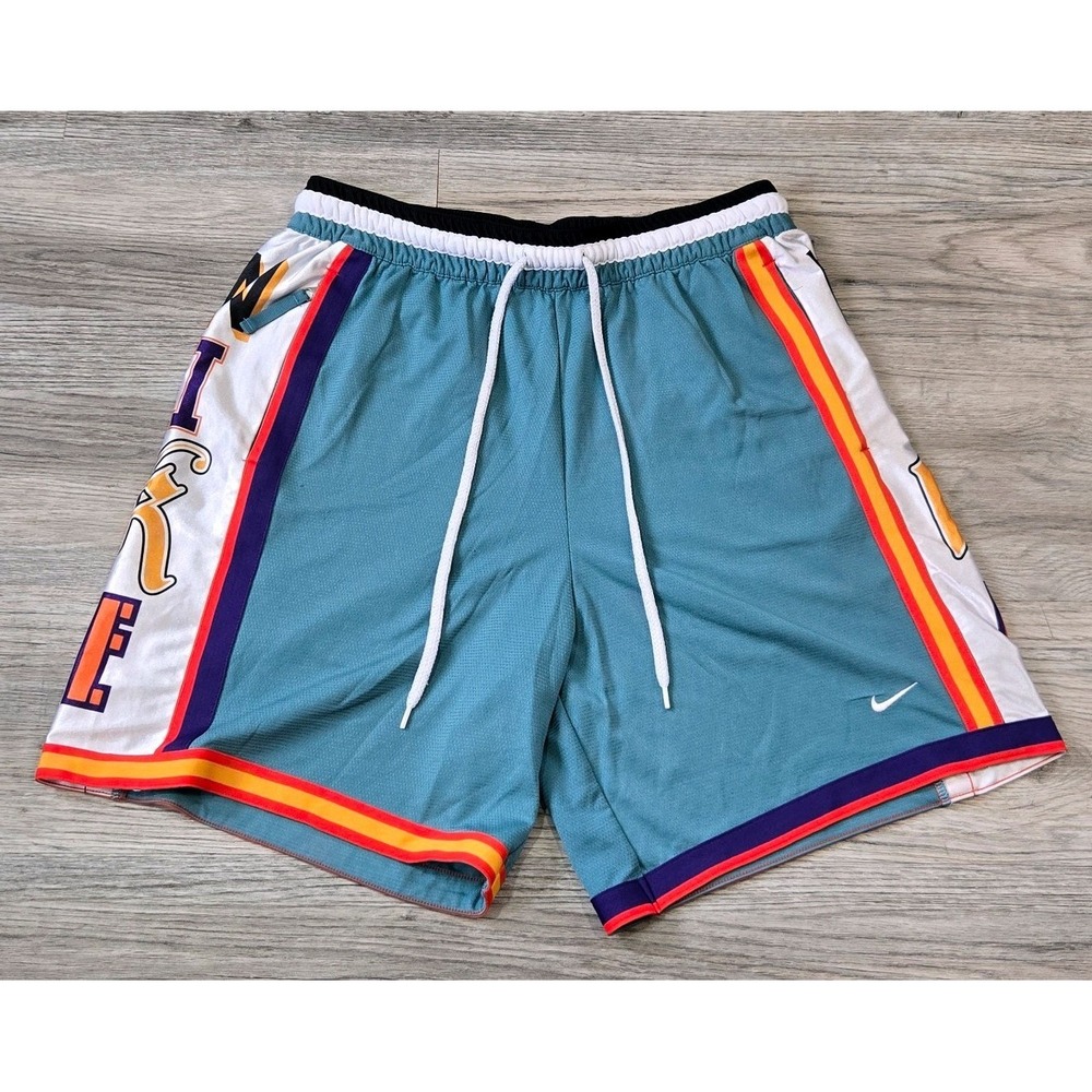 Nike Dri-FIT Men's Basketball Shorts Colorblock Mesh Size L Zipper Pocket
